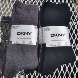 DKNY Ladies Crew Socks